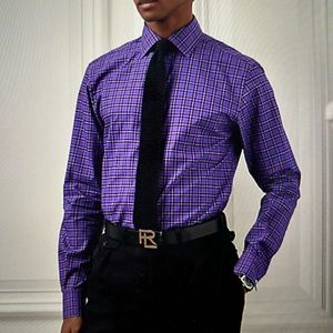 Ralph Lauren Plaid Twill Button Down Shirt